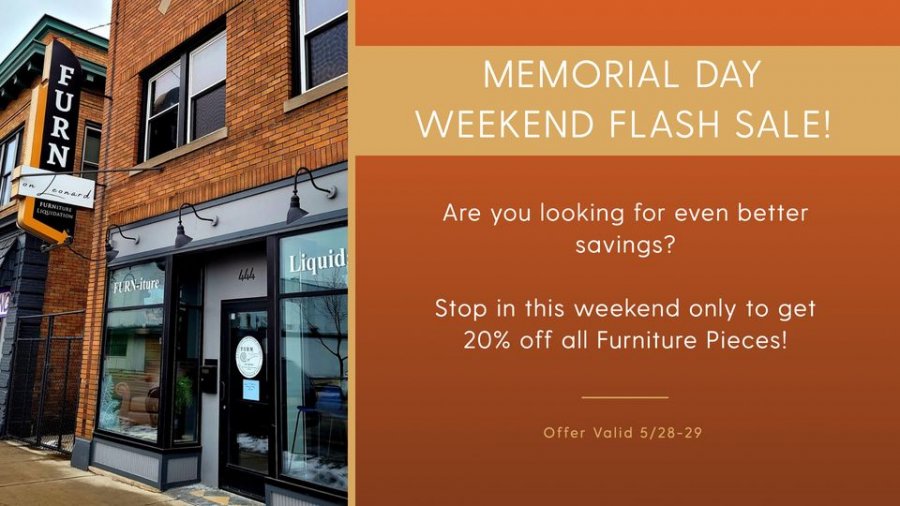 FURN on Leonard Memorial Day Weekend Flash Sale