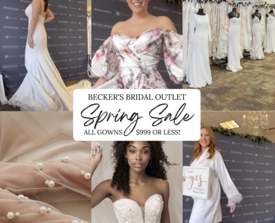 Becker's Bridal Outlet Spring Sample Sale