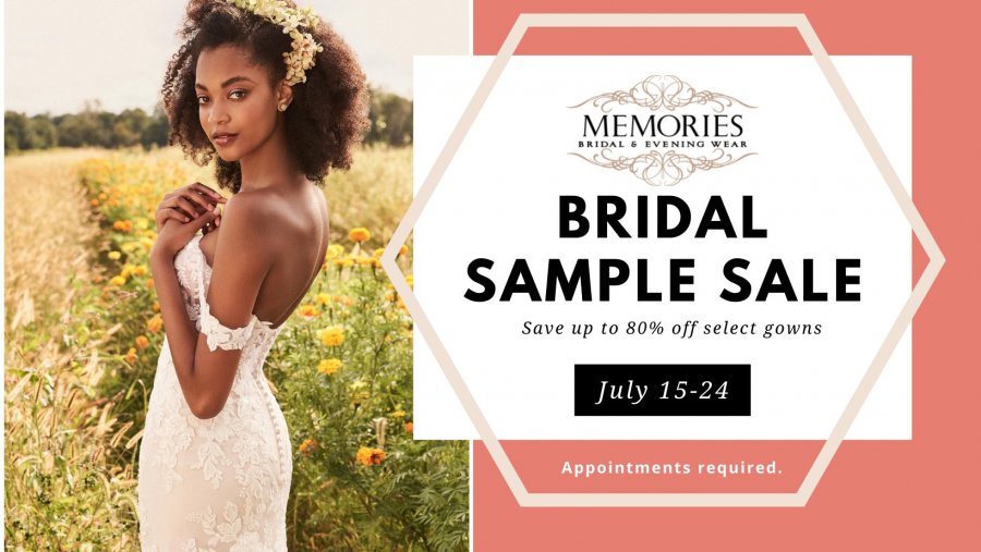 Memories Annual Bridal Sample Sale