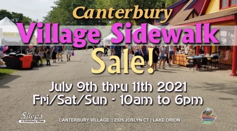 Canterbury Village Sidewalk Sale