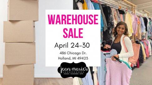 Jean Marie's Spring WAREHOUSE SALE