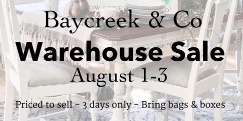 Baycreek and Co Warehouse Sale