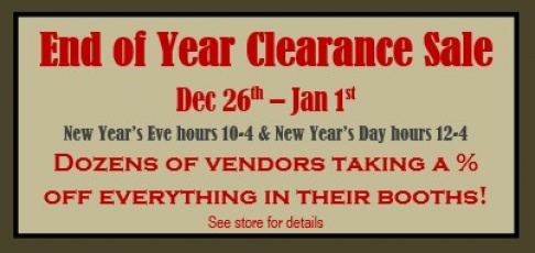 Maple Street Mall End of Year Clearance Sale