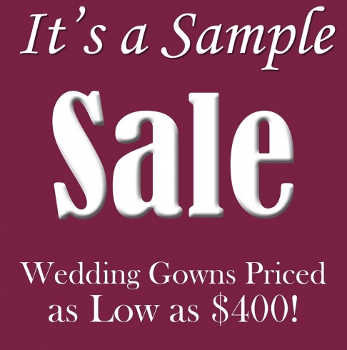 Bellissima Bridal Salon Wedding Gown Sample Sale