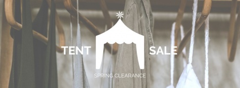 Pink + Frillos Spring Clearance Tent Sale