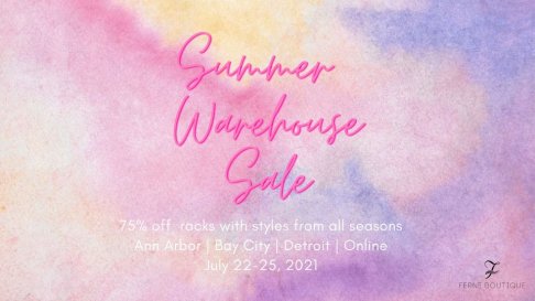 Ferne Boutique Summer Warehouse Sale