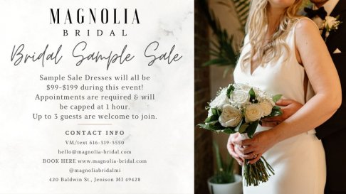 Magnolia Bridal Sample Sale